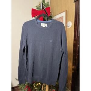 Original Penguin Men's Navy Blue Crew Neck Sweater